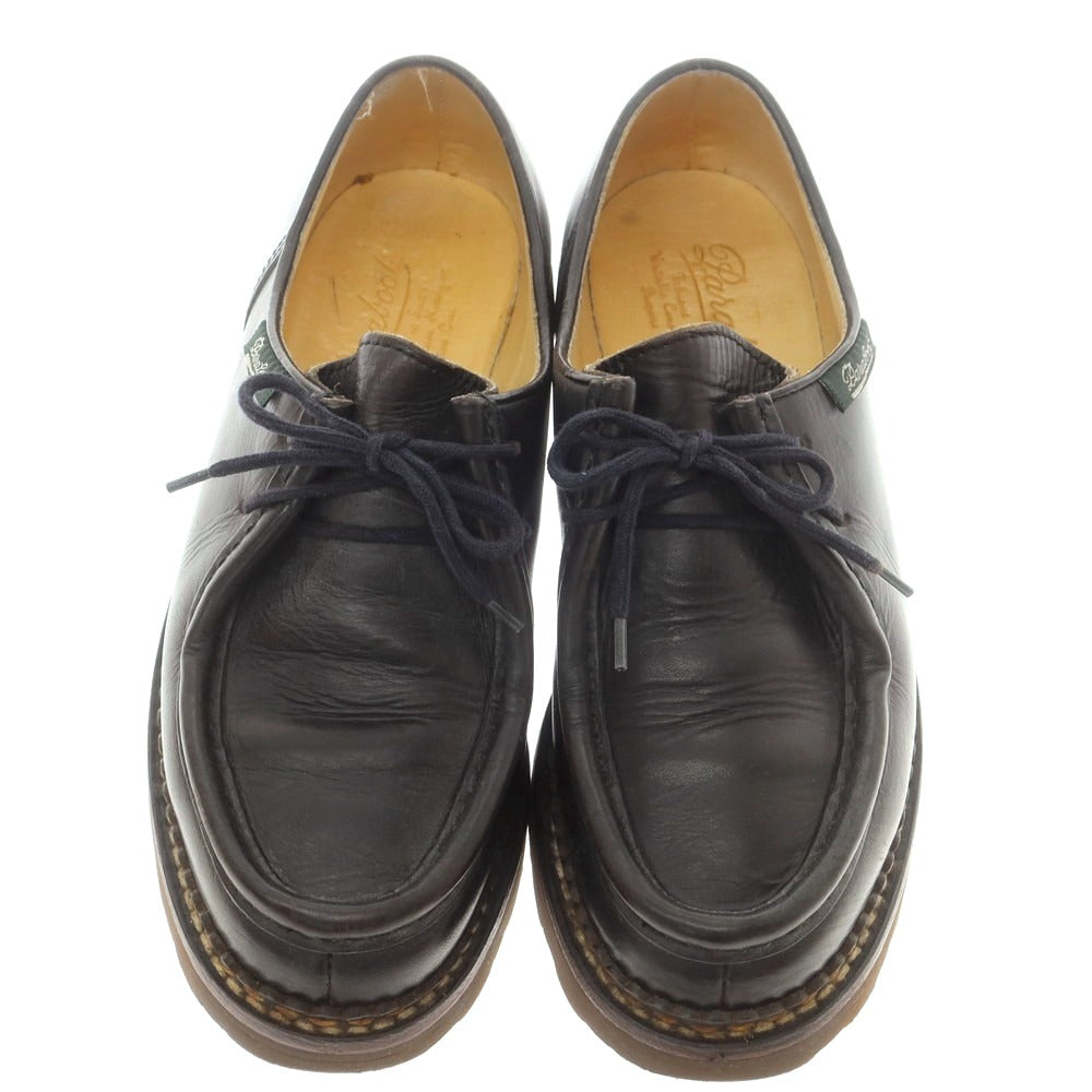 【中古】パラブーツ Paraboot ミカエル デカタグ チロリアンシューズ ブラック【 39 】【 状態ランクC 】【 メンズ 】