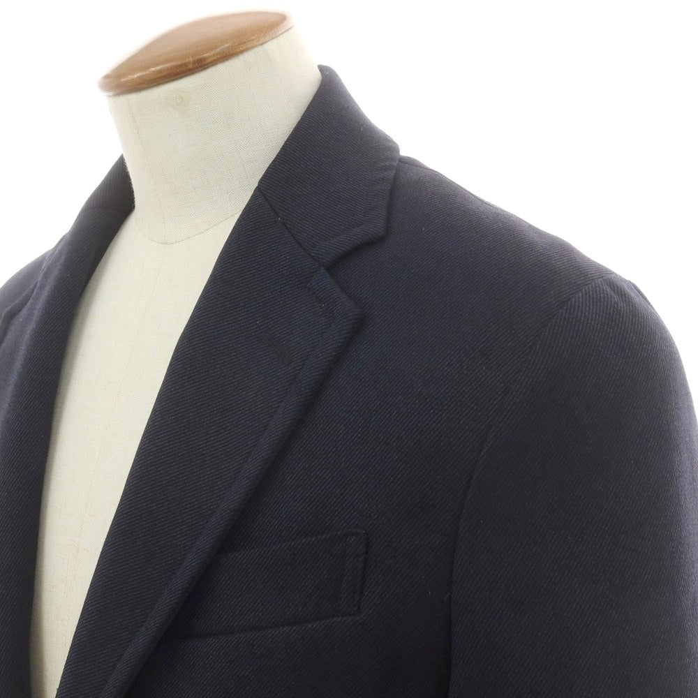 【中古】エアディム EADEM ポリエステル 中綿 チェスターフィールドコート ネイビー【 46 】【 状態ランクB 】【 メンズ 】