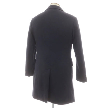 【中古】エアディム EADEM ポリエステル 中綿 チェスターフィールドコート ネイビー【 46 】【 状態ランクB 】【 メンズ 】