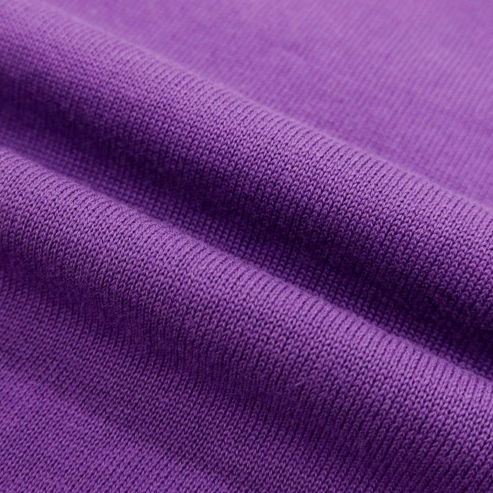 【中古】ジム gim ハイゲージ コットン 半袖 ポロニット パープル【 M 】【 状態ランクB 】【 メンズ 】