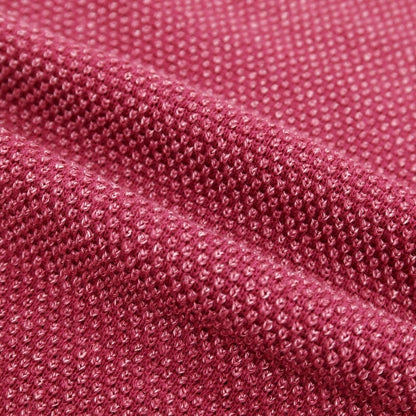 【中古】チルコロ1901 CIRCOLO 1901 コットンリネン 半袖 ポロニット ワインレッド【 M 】【 状態ランクA 】【 メンズ 】