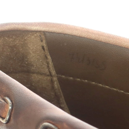 【中古】ベルルッティ Berluti カリグラフィ ローファー ブラウン【 7 1/2 】【 状態ランクB 】【 メンズ 】