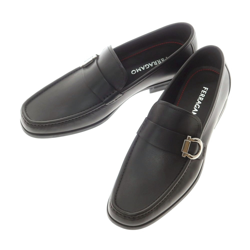 【中古】サルヴァトーレフェラガモ Salvatore Ferragamo モカシンローファー ブラック【 8 】【 状態ランクA 】【 メンズ 】