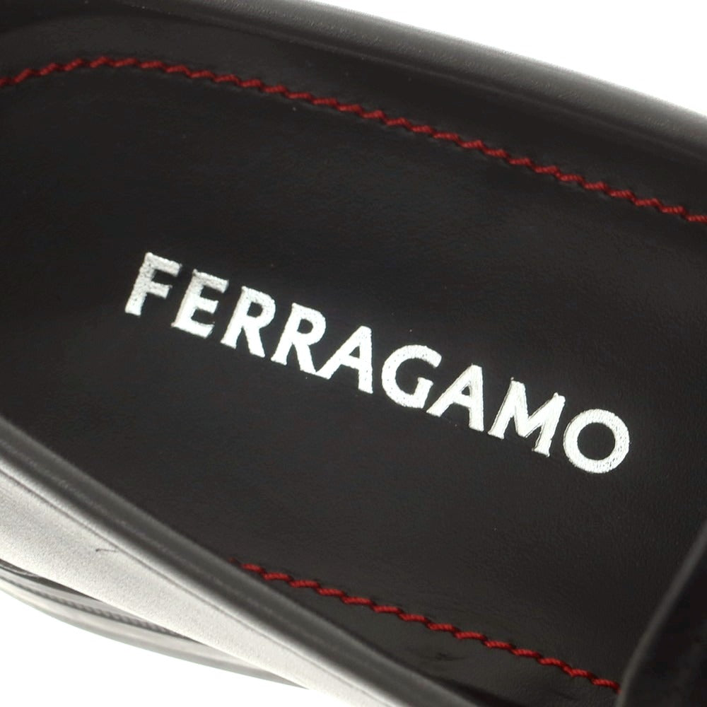 【中古】サルヴァトーレフェラガモ Salvatore Ferragamo モカシンローファー ブラック【 8 】【 状態ランクA 】【 メンズ 】