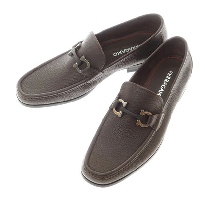 【中古】サルヴァトーレフェラガモ Salvatore Ferragamo ビットローファー ダークブラウン【 7 1/2 】【 状態ランクA 】【 メンズ 】