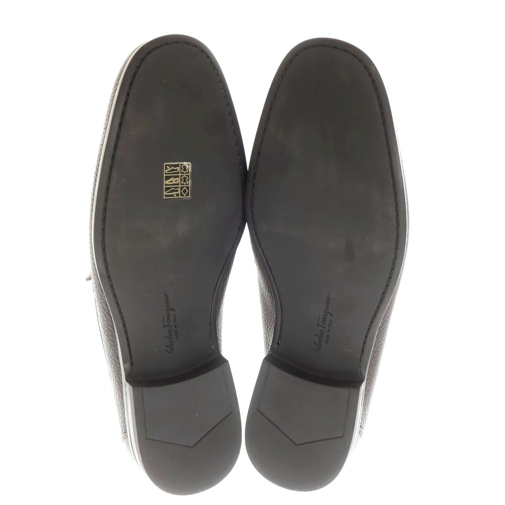 【中古】サルヴァトーレフェラガモ Salvatore Ferragamo ビットローファー ダークブラウン【 7 1/2 】【 状態ランクA 】【 メンズ 】