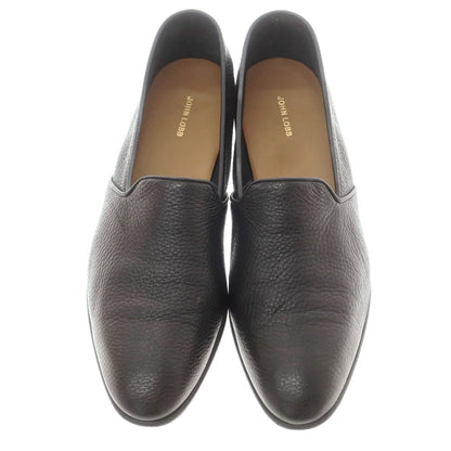 【中古】ジョンロブ John Lobb シュリンクレザー ローファー ブラック【 8 】【 状態ランクB 】【 メンズ 】