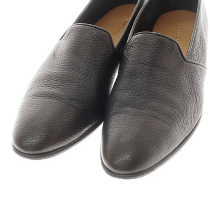 【中古】ジョンロブ John Lobb シュリンクレザー ローファー ブラック【 8 】【 状態ランクB 】【 メンズ 】