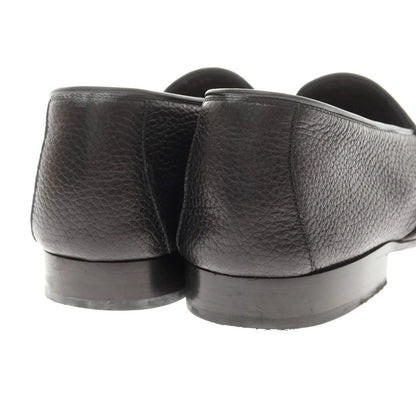 【中古】ジョンロブ John Lobb シュリンクレザー ローファー ブラック【 8 】【 状態ランクB 】【 メンズ 】