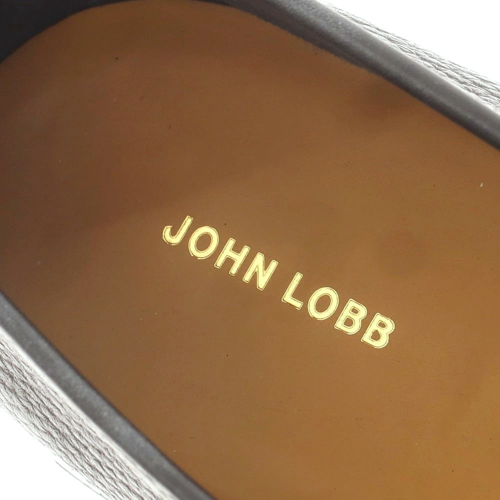 【中古】ジョンロブ John Lobb シュリンクレザー ローファー ブラック【 8 】【 状態ランクB 】【 メンズ 】