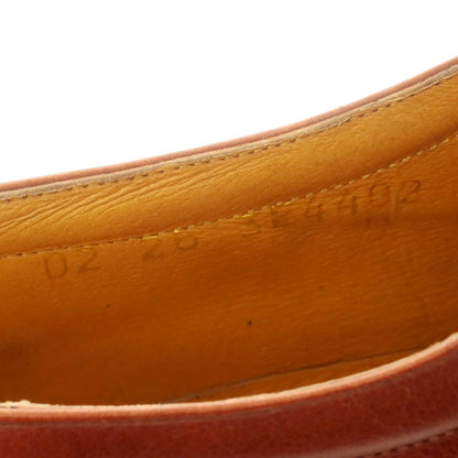 【中古】ジェオックス GEOX セミブローグ ドレスシューズ ブラウン【 26EEE 】【 状態ランクC 】【 メンズ 】