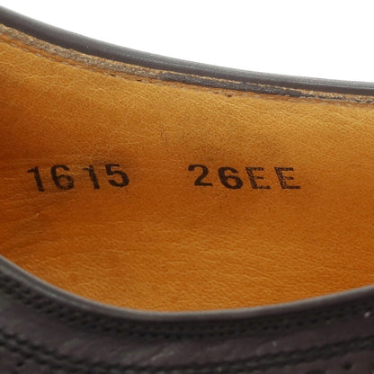 【中古】スコッチグレイン SCOTCH GRAIN ロングウイングチップ ドレスシューズ ブラック【 26EE 】【 状態ランクC 】【 メンズ 】