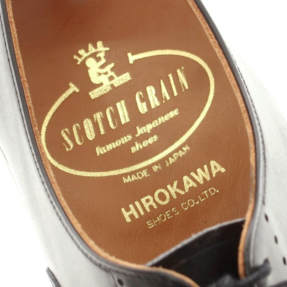 【中古】スコッチグレイン SCOTCH GRAIN ストレートチップ ドレスシューズ ブラック【 25 】【 状態ランクB 】【 メンズ 】