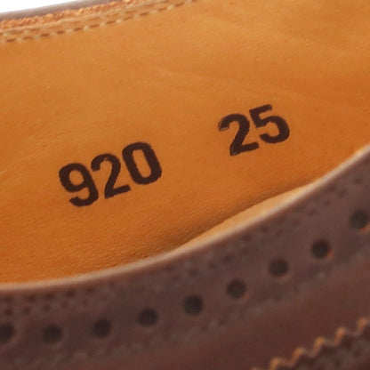 【中古】スコッチグレイン SCOTCH GRAIN セミブローグ ドレスシューズ ブラウン【 25 】【 状態ランクB 】【 メンズ 】