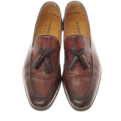 【中古】マグナーニ MAGNANNI タッセルローファー ブラウン【 40 】【 状態ランクB 】【 メンズ 】