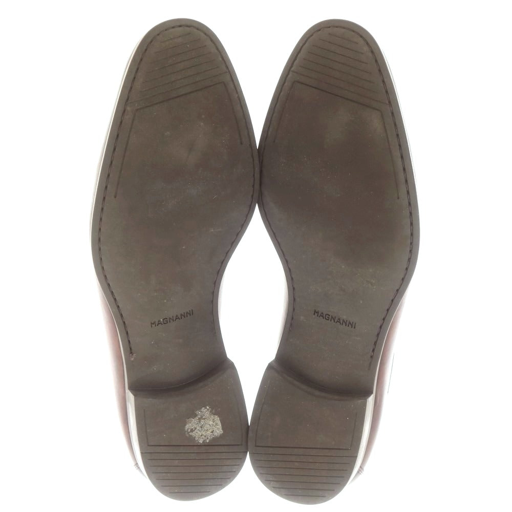 【中古】マグナーニ MAGNANNI タッセルローファー ブラウン【 40 】【 状態ランクB 】【 メンズ 】