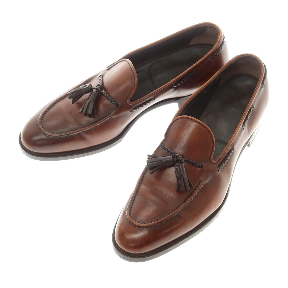 【中古】サンヨウ ヤマチョウ 三陽山長 タッセルローファー ブラウン【 8 】【 状態ランクA 】【 メンズ 】