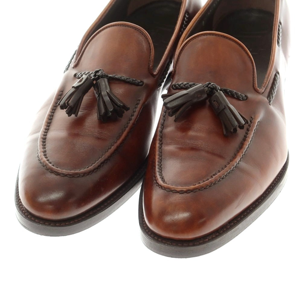 【中古】サンヨウ ヤマチョウ 三陽山長 タッセルローファー ブラウン【 8 】【 状態ランクA 】【 メンズ 】