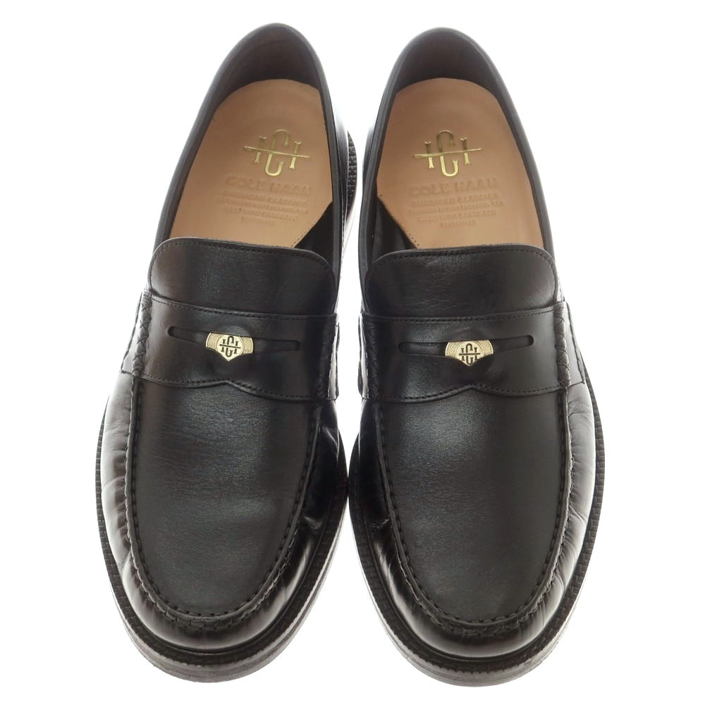 【中古】コールハーン COLE HAAN コインローファー ブラック【 9M 】【 状態ランクB 】【 メンズ 】