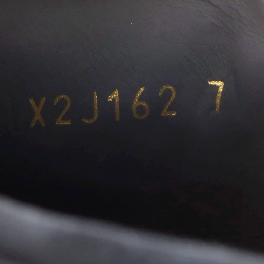 【中古】ジョルジオアルマーニ GIORGIO ARMANI スエード Uチップ スリッポン ダークネイビー【 サイズ7 】【 状態ランクA 】【 メンズ 】 [BPD]