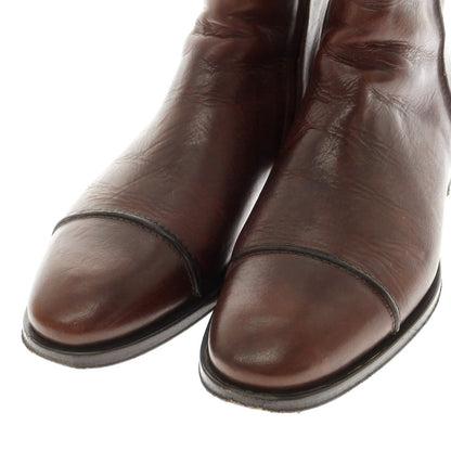 【中古】セルジオロッシ Sergio Rossi サイドジップ ブーツ ブラウン【 6 1/2 】【 状態ランクC 】【 メンズ 】