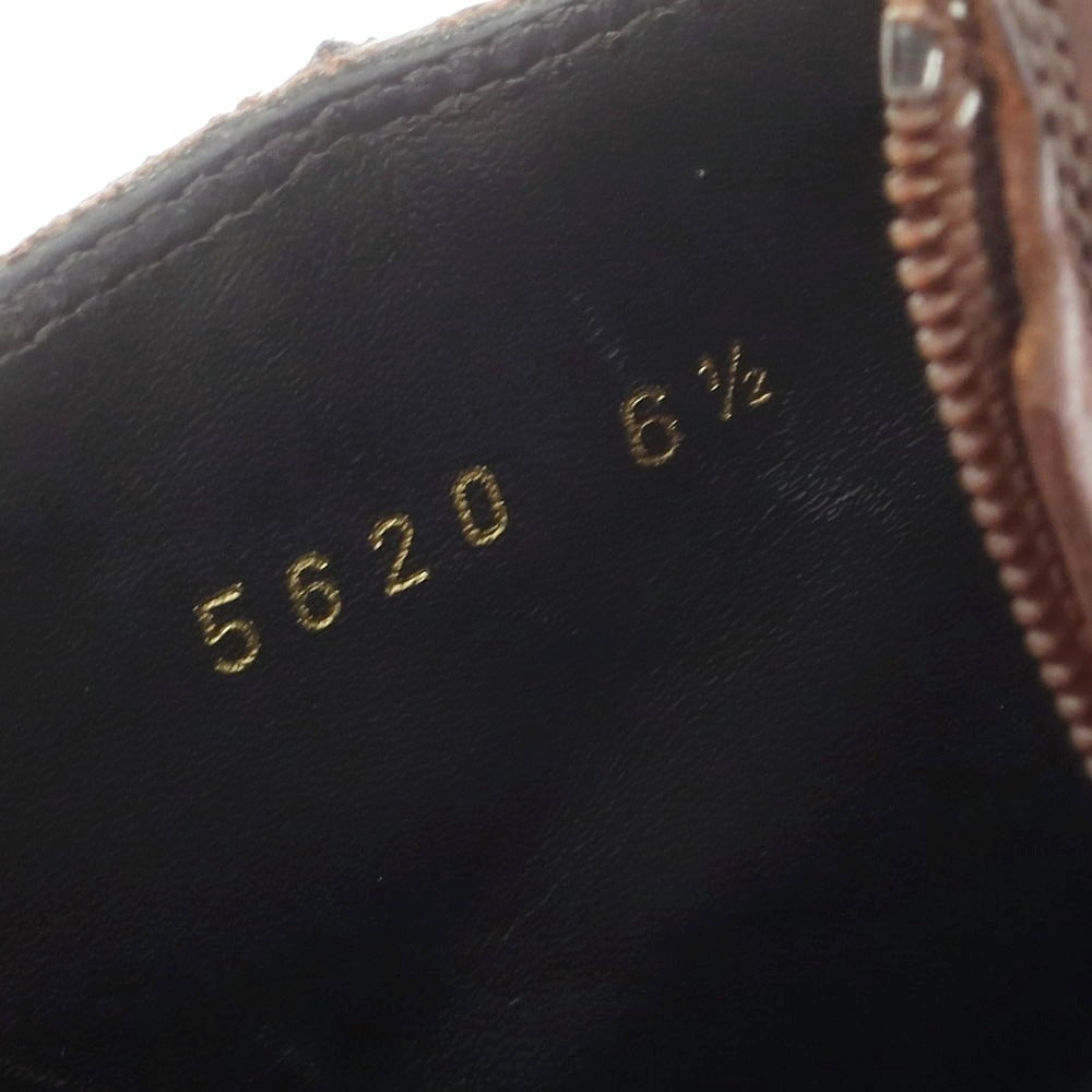 【中古】セルジオロッシ Sergio Rossi サイドジップ ブーツ ブラウン【 6 1/2 】【 状態ランクC 】【 メンズ 】