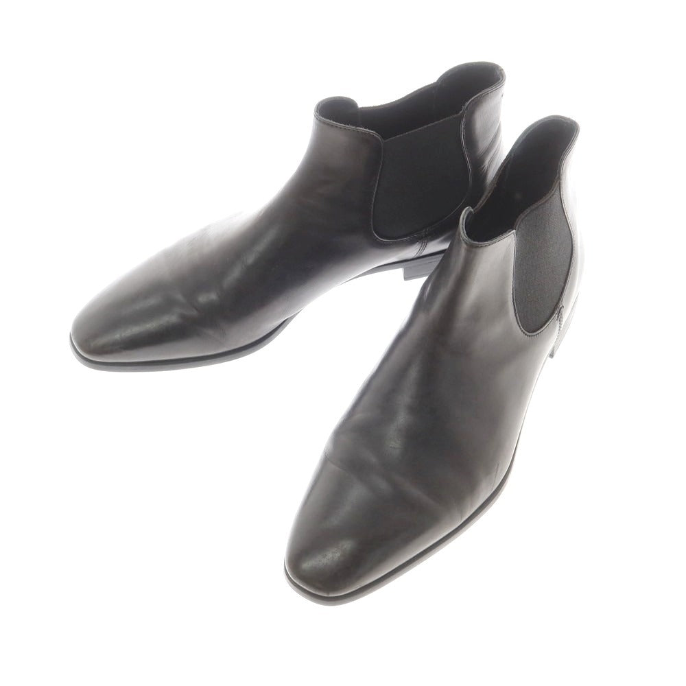 【中古】ジョルジオアルマーニ GIORGIO ARMANI サイドゴアブーツ ブラック【 7 1/2 】【 状態ランクC 】【 メンズ 】