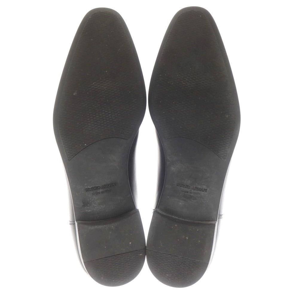 【中古】ジョルジオアルマーニ GIORGIO ARMANI サイドゴアブーツ ブラック【 7 1/2 】【 状態ランクC 】【 メンズ 】