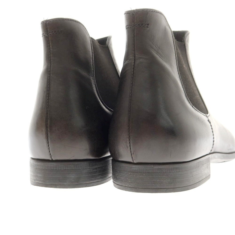 【中古】ジョルジオアルマーニ GIORGIO ARMANI サイドゴアブーツ ブラック【 7 1/2 】【 状態ランクC 】【 メンズ 】