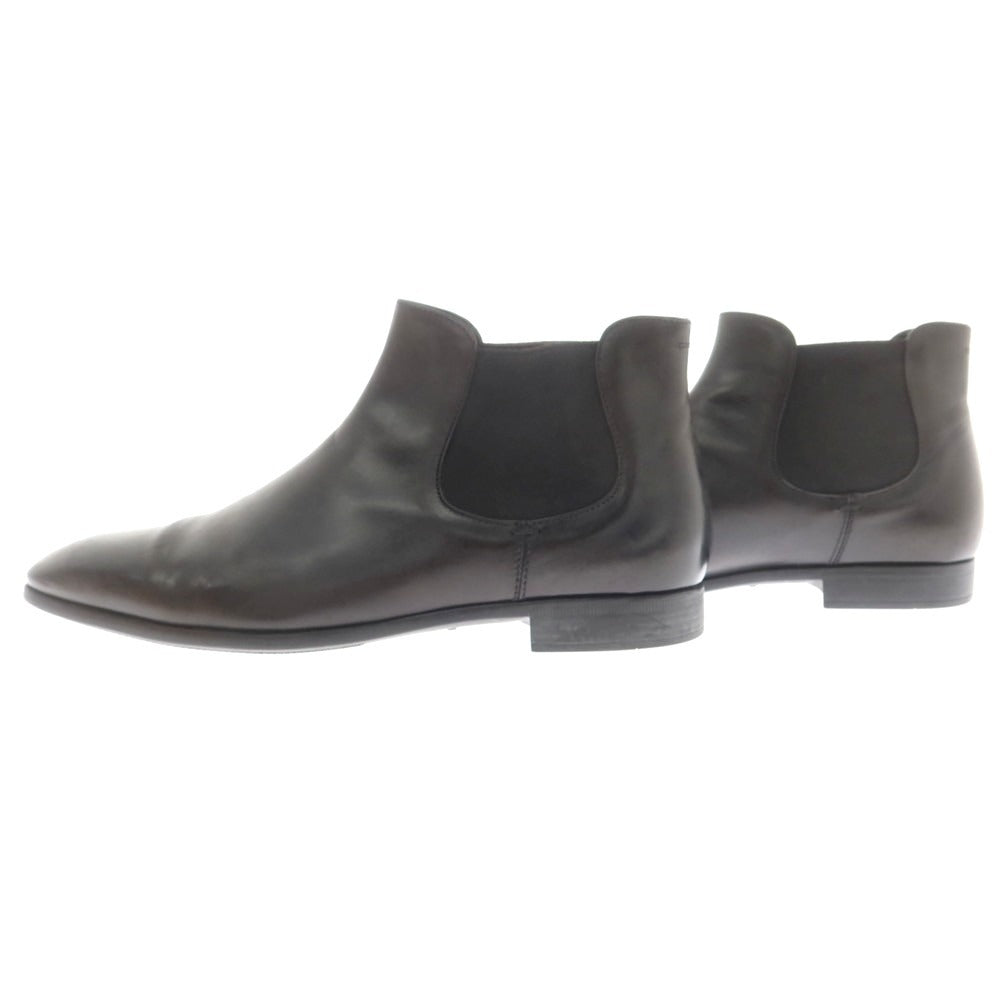 【中古】ジョルジオアルマーニ GIORGIO ARMANI サイドゴアブーツ ブラック【 7 1/2 】【 状態ランクC 】【 メンズ 】