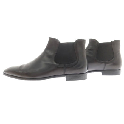 【中古】ジョルジオアルマーニ GIORGIO ARMANI サイドゴアブーツ ブラック【 7 1/2 】【 状態ランクC 】【 メンズ 】