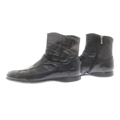 【中古】アルベルトガルディアーニ Alberto Guardiani レザー サイドジップブーツ ブラック【 41 】【 状態ランクB 】【 メンズ 】