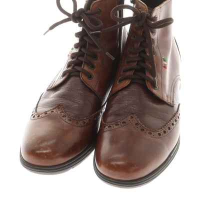 【中古】ライオン LION ウイングチップ ブーツ ブラウン【 41 】【 状態ランクC 】【 メンズ 】