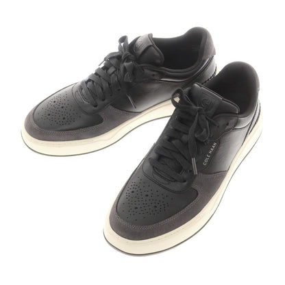 【中古】コールハーン COLE HAAN レザー スニーカー ブラックxグレー【 9M 】【 状態ランクA 】【 メンズ 】