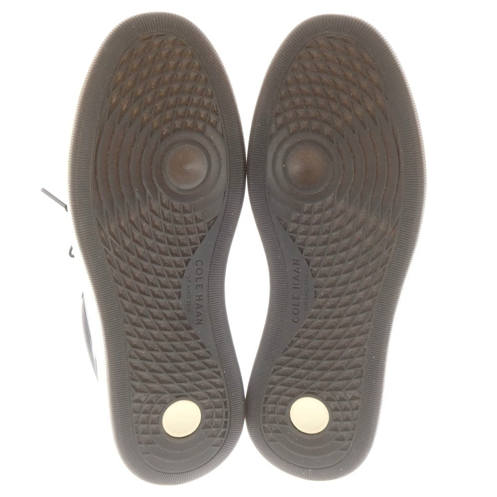 【中古】コールハーン COLE HAAN レザー スニーカー ブラックxグレー【 9M 】【 状態ランクA 】【 メンズ 】