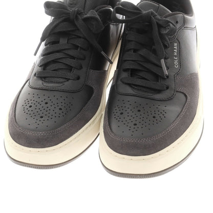 【中古】コールハーン COLE HAAN レザー スニーカー ブラックxグレー【 9M 】【 状態ランクA 】【 メンズ 】