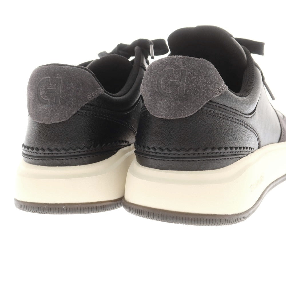 【中古】コールハーン COLE HAAN レザー スニーカー ブラックxグレー【 9M 】【 状態ランクA 】【 メンズ 】