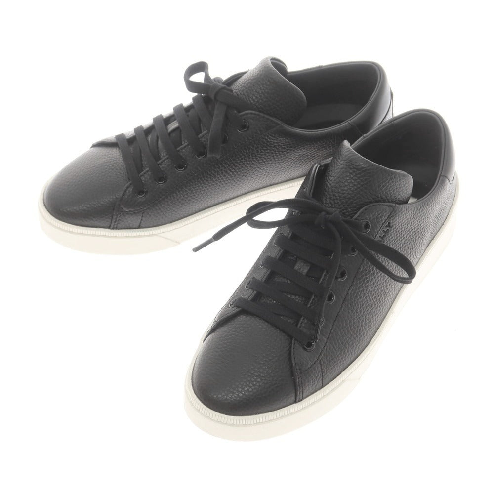 【中古】バリー BALLY シュリンクレザー スニーカー ブラック【 41 】【 状態ランクB 】【 メンズ 】