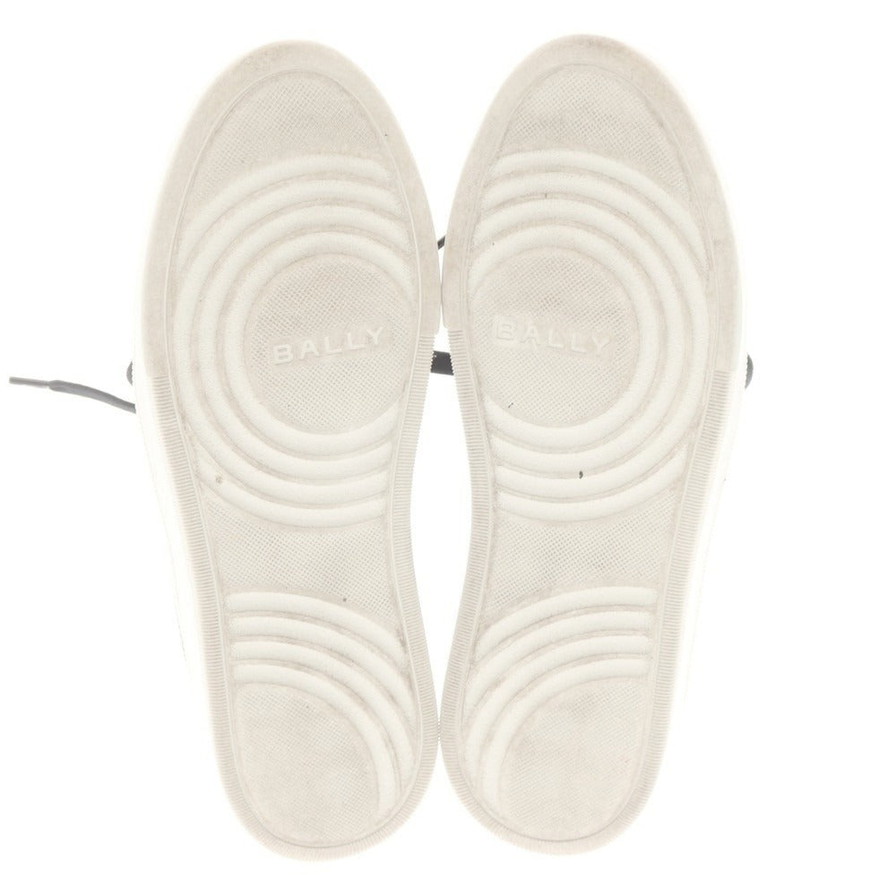 【中古】バリー BALLY シュリンクレザー スニーカー ブラック【 41 】【 状態ランクB 】【 メンズ 】