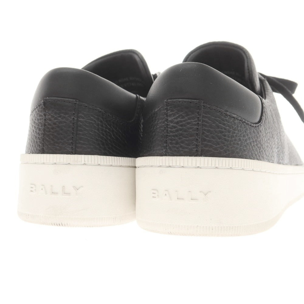 【中古】バリー BALLY シュリンクレザー スニーカー ブラック【 41 】【 状態ランクB 】【 メンズ 】