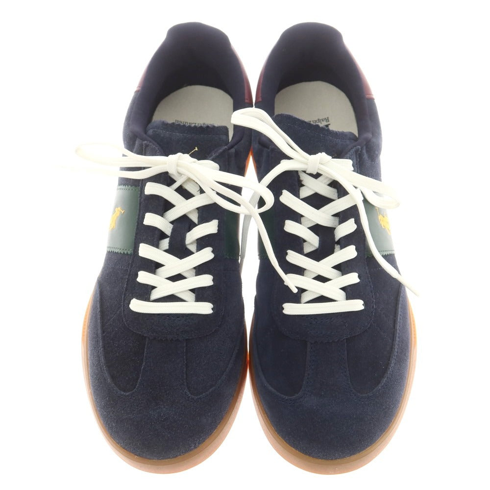 【中古】ポロ ラルフローレン Polo Ralph Lauren スエード スニーカー ネイビー【 US9 】【 状態ランクA 】【 メンズ 】