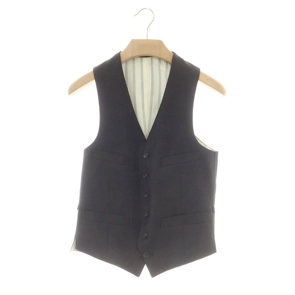 【中古】タカハシヨウフクテン 高橋洋服店 ウール スリーピース 2つボタンスーツ チャコールグレー【 サイズ表記なし(Ｓ位） 】【 状態ランクB 】【 メンズ 】 [CPD]