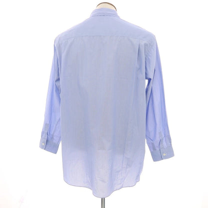 【中古】【未使用】ヤマトヤシャツ 大和屋シャツ adam et rope別注 コットン ストライプ レギュラーカラー カジュアルシャツ ブルーxホワイト【サイズL】【 状態ランクS 】【 メンズ 】