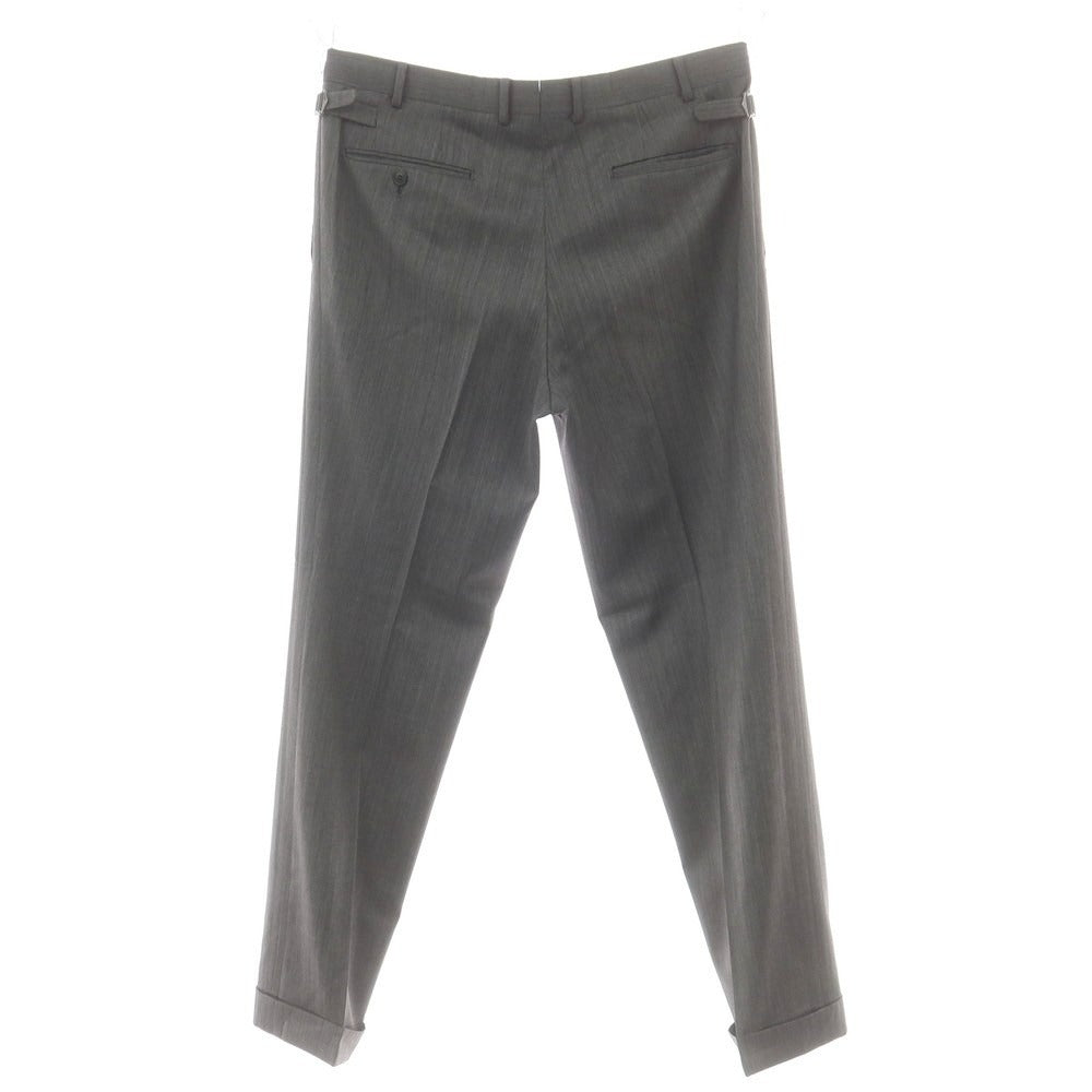 【中古】ランバンコレクション LANVIN COLLECTION ウール ドレススラックスパンツ ダークグレー系【 94 】【 状態ランクB 】【 メンズ 】