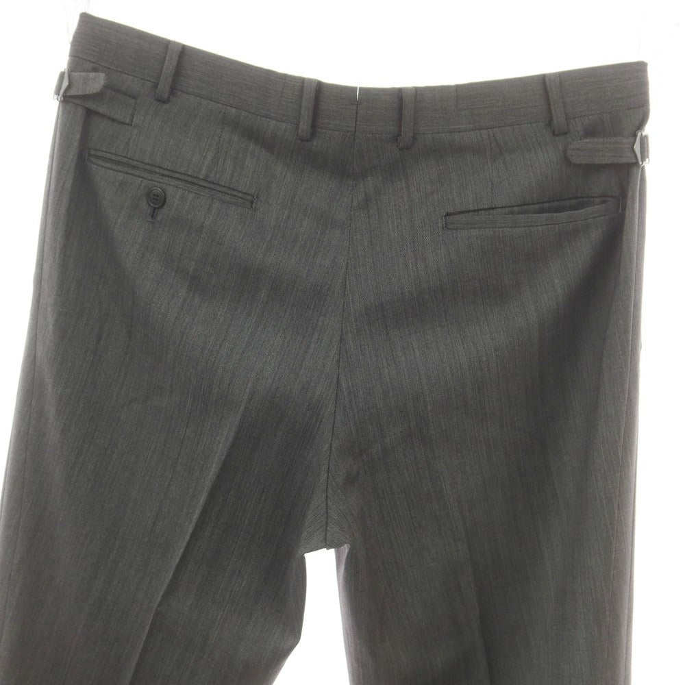 【中古】ランバンコレクション LANVIN COLLECTION ウール ドレススラックスパンツ ダークグレー系【 94 】【 状態ランクB 】【 メンズ 】