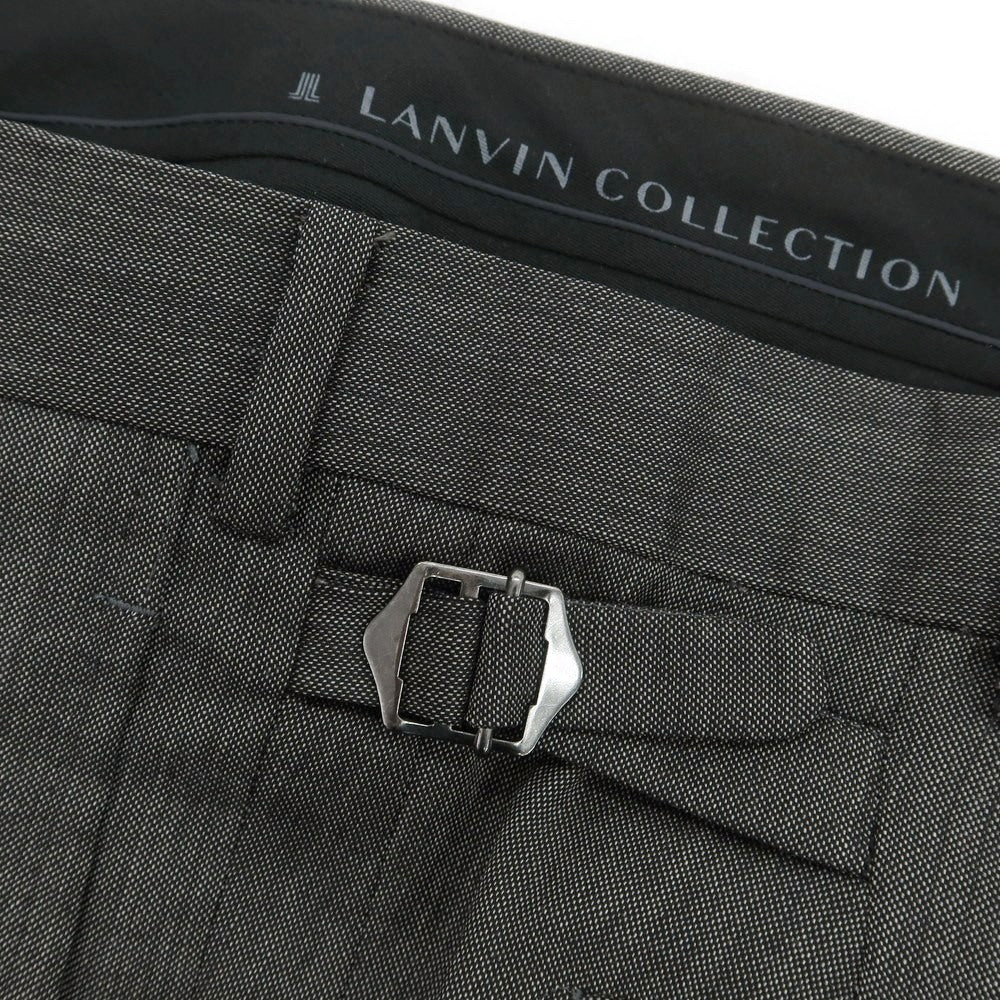 【中古】ランバンコレクション LANVIN COLLECTION ウール ドレススラックスパンツ ダークグレー系【 94 】【 状態ランクB 】【 メンズ 】