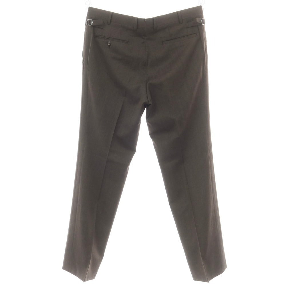 【中古】ランバンコレクション LANVIN COLLECTION ウール ドレススラックスパンツ ブラウン【 94 】【 状態ランクB 】【 メンズ 】