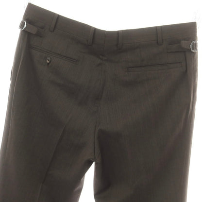 【中古】ランバンコレクション LANVIN COLLECTION ウール ドレススラックスパンツ ブラウン【 94 】【 状態ランクB 】【 メンズ 】