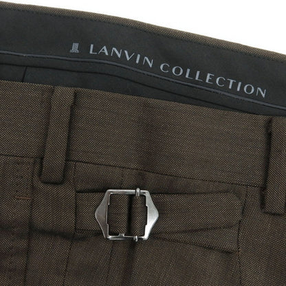 【中古】ランバンコレクション LANVIN COLLECTION ウール ドレススラックスパンツ ブラウン【 94 】【 状態ランクB 】【 メンズ 】