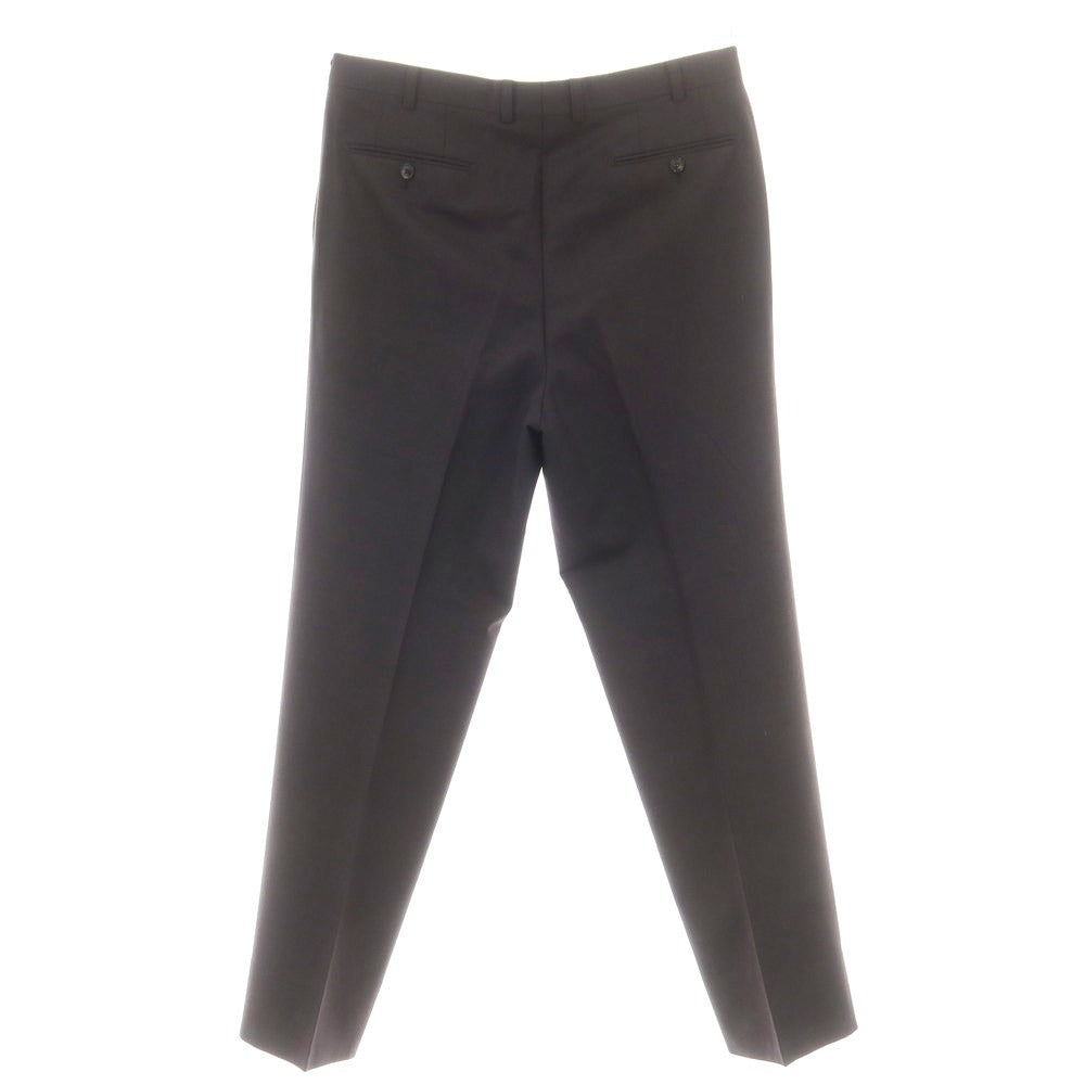 【中古】ランバンコレクション LANVIN COLLECTION ウール ドレススラックスパンツ ダークブラウン【 94 】【 状態ランクB 】【 メンズ 】